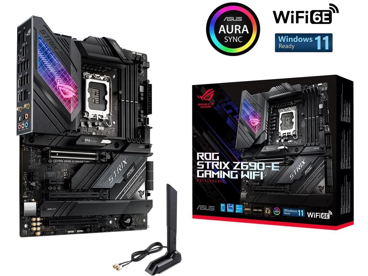 Asus ROG STRIX Z690E GAMING WIFI6 Motherboard DDR5 12th Gen LGA1700